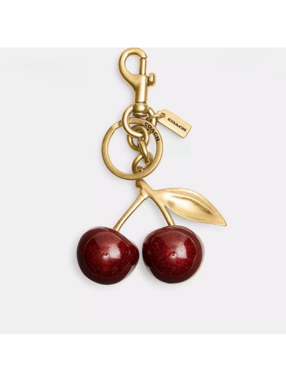 Coach Cherry Bag Charm - Picture 3 of 5